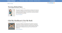 Desktop Screenshot of insightsinnursing.com